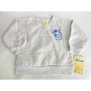 Disney Lilo and Stitch Long Sleeve Pullover Sweatshirt Top Girls Size 2T